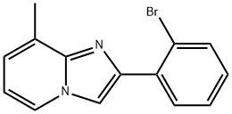 2-(2-溴苯基)-8-甲基咪唑并[1,2-A]吡啶 结构式