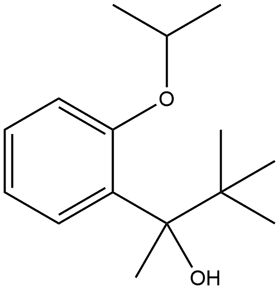 α-(1,1-Dimethylethyl)-α-methyl-2-(1-methylethoxy)benzenemethanol 结构式