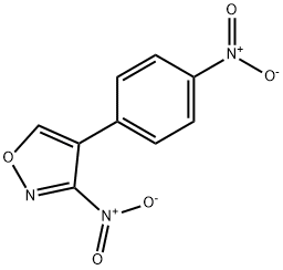 3-硝基-4-对硝基苯基异恶唑 结构式