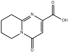 4-氧代-6,7,8,9-四氢-4H-吡啶并[1,2-A]嘧啶-2-羧酸 结构式