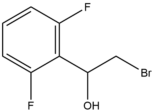 2-溴-1-(2,6-二氟苯基)乙醇 结构式