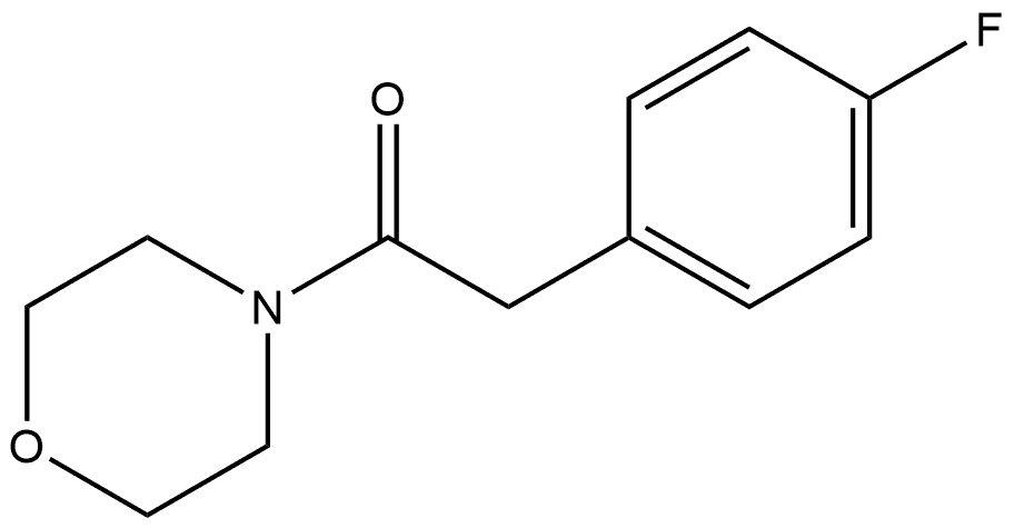 2-(4-Fluorophenyl)-1-(4-morpholinyl)ethanone 结构式