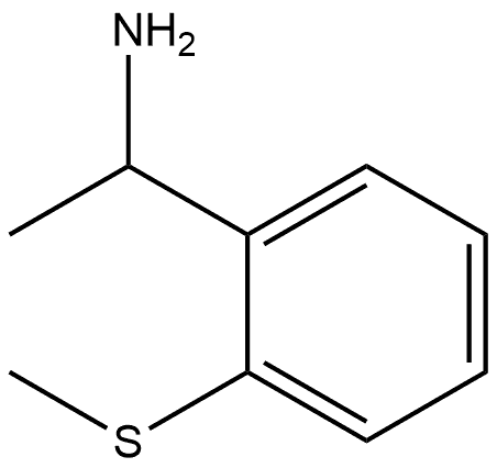 1-(2-(methylthio)phenyl)ethanamine 结构式