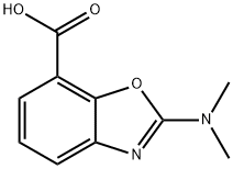 2-(Dimethylamino)-7-benzoxazolecarboxylic acid 结构式