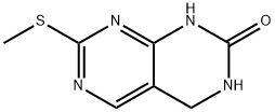 7-(甲硫基)-3,4-二氢嘧啶并[4,5-D]嘧啶-2(1H)-酮 结构式