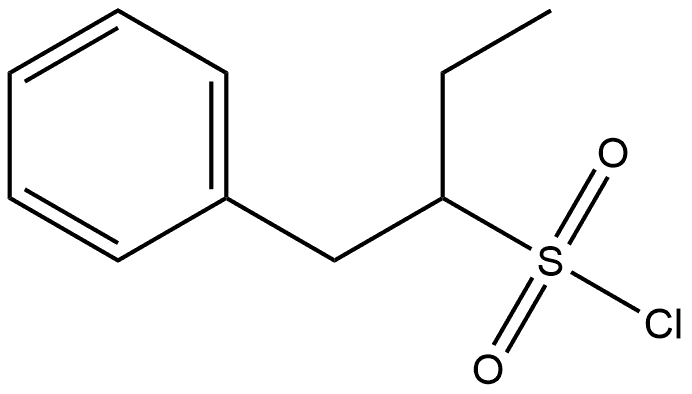 1-phenylbutane-2-sulfonyl chloride 结构式