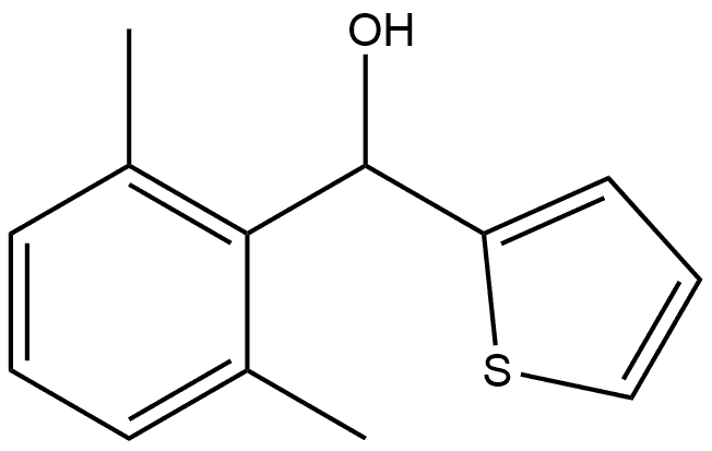 (2,6-dimethylphenyl)(thiophen-2-yl)methanol 结构式