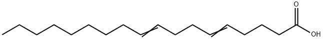 5(Z),9(Z)-OCTADECADIENOIC ACID 结构式