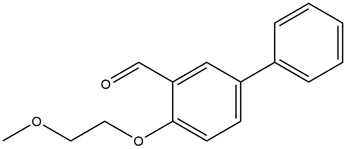 4-(2-Methoxyethoxy)[1,1'-biphenyl]-3-carboxaldehyde 结构式