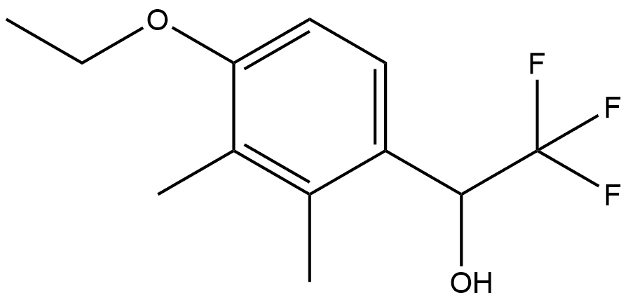 4-Ethoxy-2,3-dimethyl-α-(trifluoromethyl)benzenemethanol 结构式