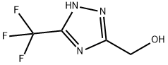 (5-(三氟甲基)-4H-1,2,4-三唑-3-基)甲醇 结构式