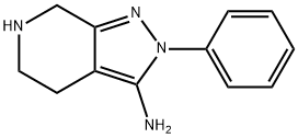 2H-Pyrazolo[3,4-c]pyridin-3-amine, 4,5,6,7-tetrahydro-2-phenyl- 结构式