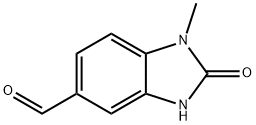 1H-Benzimidazole-5-carboxaldehyde, 2,3-dihydro-1-methyl-2-oxo- 结构式