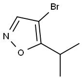 4-溴-5-异丙基异噁唑 结构式