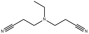 Propanenitrile, 3,3'-(ethylimino)bis- 结构式