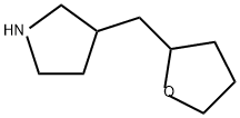 3-[(oxolan-2-yl)methyl]pyrrolidine 结构式