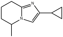 Imidazo[1,2-a]pyridine, 2-cyclopropyl-5,6,7,8-tetrahydro-5-methyl- 结构式