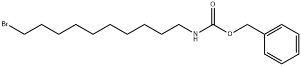 Carbamic acid, N-(10-bromodecyl)-, phenylmethyl ester 结构式