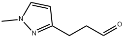 1H-Pyrazole-3-propanal, 1-methyl- 结构式