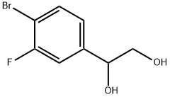 1-(4-溴-3-氟苯基)乙二醇 结构式