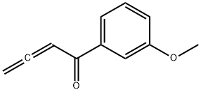 1-(3-甲氧基苯基)-2,3-丁二烯-1-酮 结构式