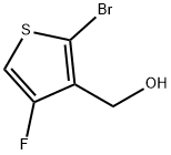 (2-Bromo-4-fluorothiophen-3-yl)methanol 结构式