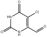 5-氯-2,6-二氧-1,2,3,6-四氢嘧啶-4-甲醛 结构式