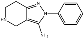 2H-Pyrazolo[4,3-c]pyridin-3-amine, 4,5,6,7-tetrahydro-2-phenyl- 结构式