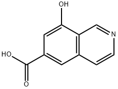 8-羟基异喹啉-6-羧酸 结构式