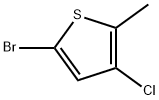 5-溴-3-氯-2-甲基噻吩 结构式