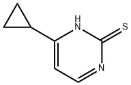 4-cyclopropylpyrimidine-2-thiol 结构式