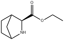 (3S)-2-氮杂双环[2.2.1]庚烷-3-甲酸乙酯 结构式