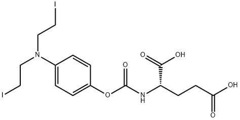 L-Glutamic acid, N-[[4-[bis(2-iodoethyl)amino]phenoxy]carbonyl]- 结构式