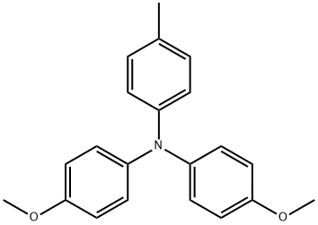 4-甲氧基-N-(4-甲氧苯基)-N-(对甲苯基)苯胺 结构式