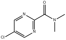 5-chloro-N,N-dimethylpyrimidine-2-carboxamide 结构式