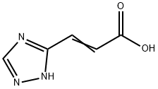 2-Propenoic acid, 3-(1H-1,2,4-triazol-5-yl)- 结构式