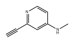 2-乙炔基-N-甲基吡啶-4-胺 结构式