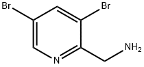 1-(3,5-dibromopyridin-2-yl)methanamine 结构式