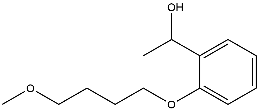 2-(4-Methoxybutoxy)-α-methylbenzenemethanol 结构式