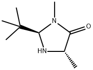 (2R,5S)-2-(1,1-二甲基乙基)-3,5-二甲基-4-咪唑林酮 结构式