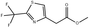 4-Thiazoleacetic acid, 2-(trifluoromethyl)-, methyl ester 结构式