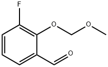 3-fluoro-2-(methoxymethoxy)benzaldehyde 结构式