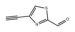 4-乙炔基噻唑-2-甲醛 结构式