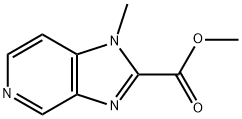 1H-Imidazo[4,5-c]pyridine-2-carboxylic acid, 1-methyl-, methyl ester 结构式