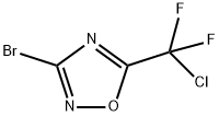 3-溴-5-(氯二氟甲基)-1,2,4-噁二唑 结构式