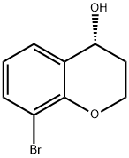 (4R)-8-溴-3,4-二氢-2H-1-苯并吡喃-4-醇 结构式