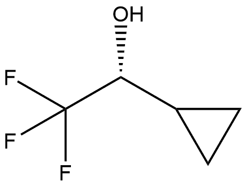 (1R)-1-环丙基-2,2,2-三氟乙醇 结构式