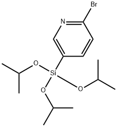 Pyridine, 2-bromo-5-[tris(1-methylethoxy)silyl]- 结构式