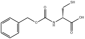 D-Cysteine, N-[(phenylmethoxy)carbonyl]- 结构式