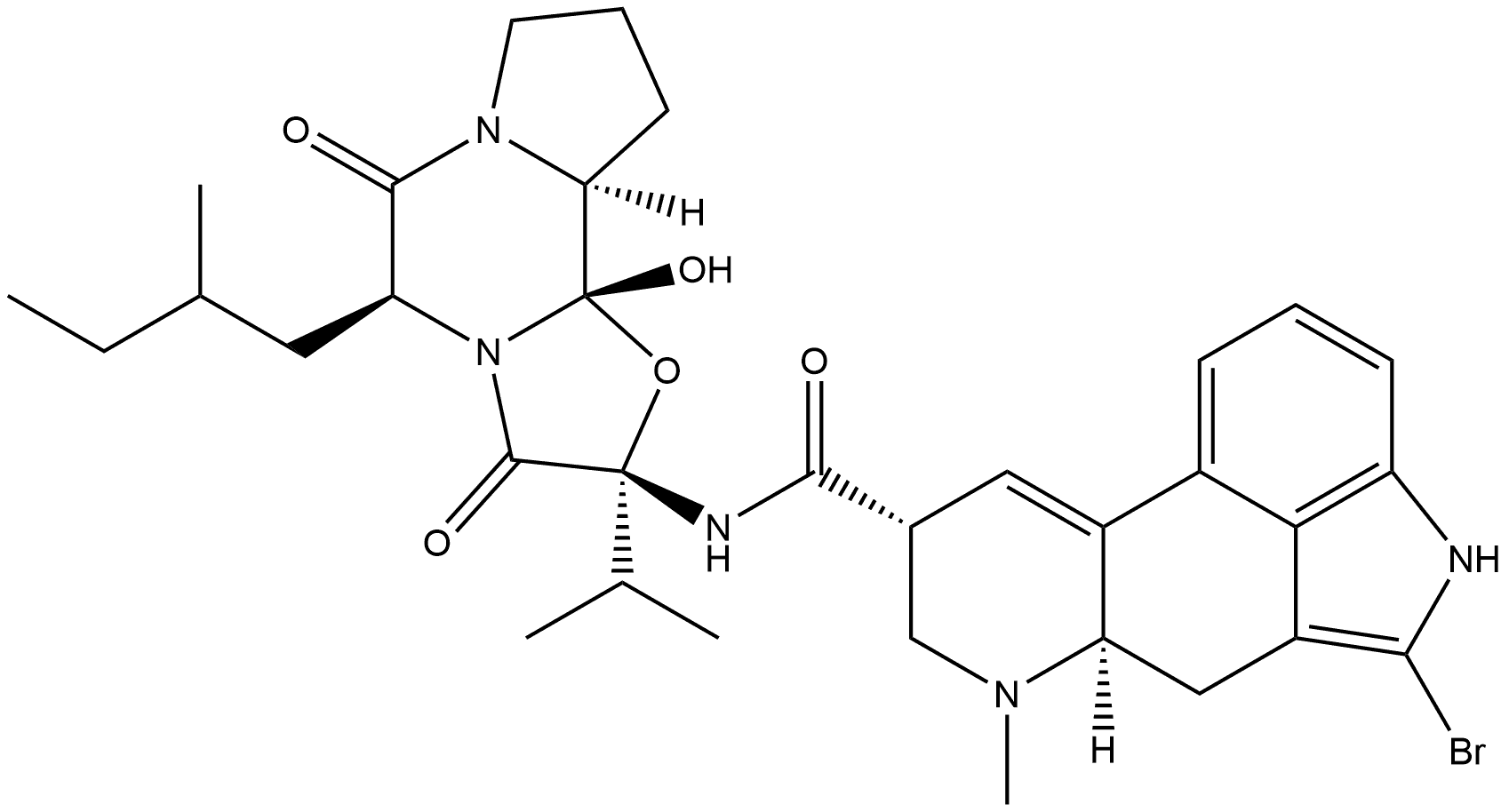 溴隐亭杂质15 结构式